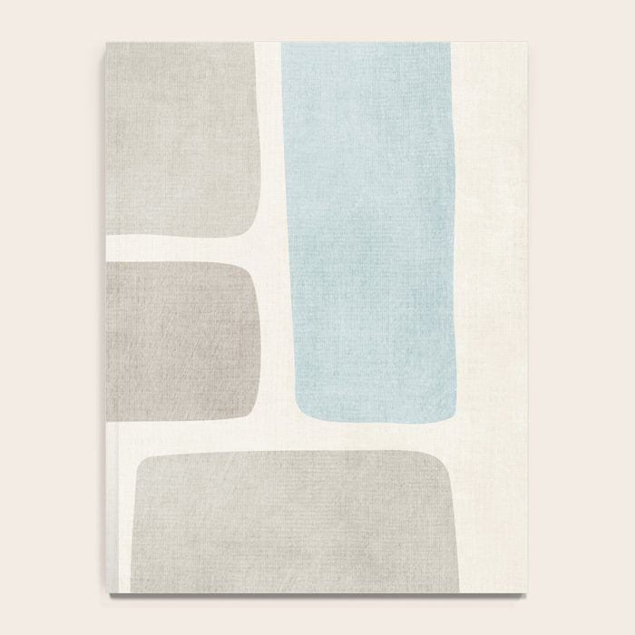 Minimalist Neutral Blue Beige Tones  Notebook Gallery Image 4