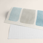 Minimalist Neutral Blue Beige Tones  Wrapping Paper Gallery Image 2