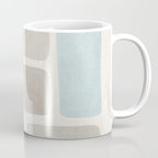 Minimalist Neutral Blue Beige Tones  Coffee Mug Gallery Image 1