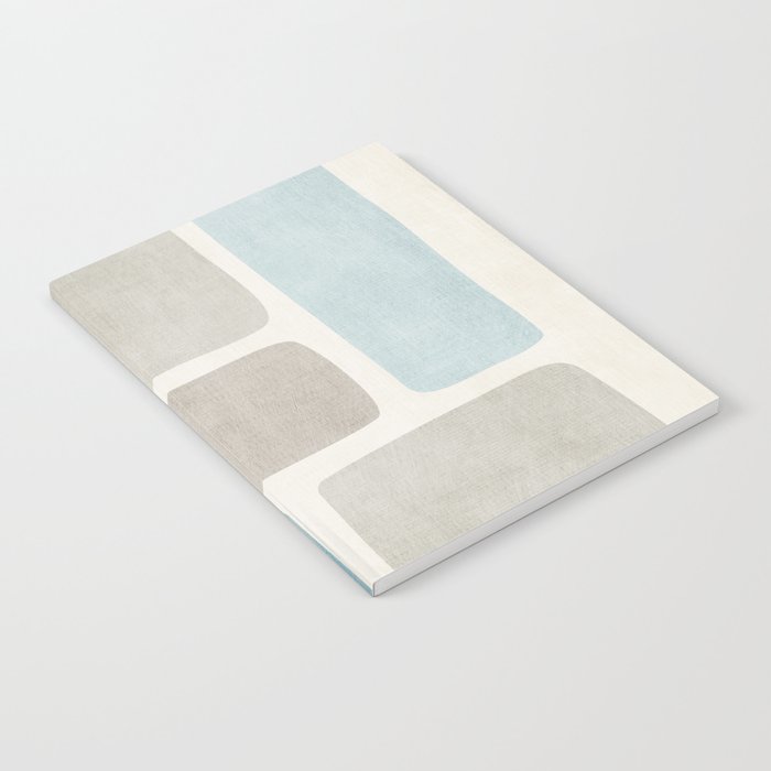 Minimalist Neutral Blue Beige Tones  Notebook Gallery Image 2