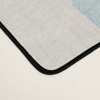 Minimalist Neutral Blue Beige Tones  Desk Mat Gallery Image 4