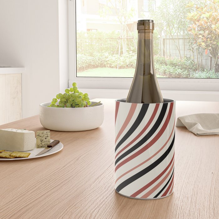 Wavy Stripes XI - Neutral Pink Wine Chiller Gallery Image 4