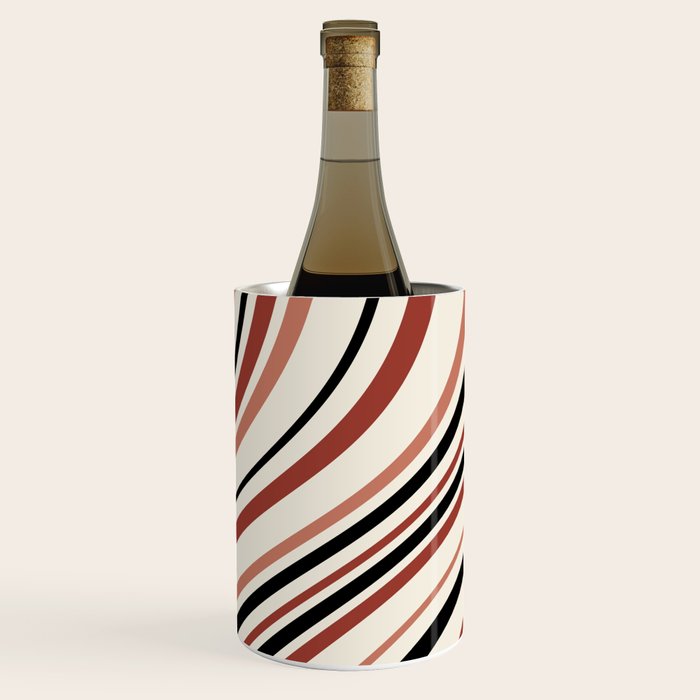 Wavy Stripes XI - Neutral Pink Wine Chiller Gallery Image 2