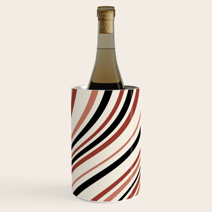 Wavy Stripes XI - Neutral Pink Wine Chiller Gallery Image 1