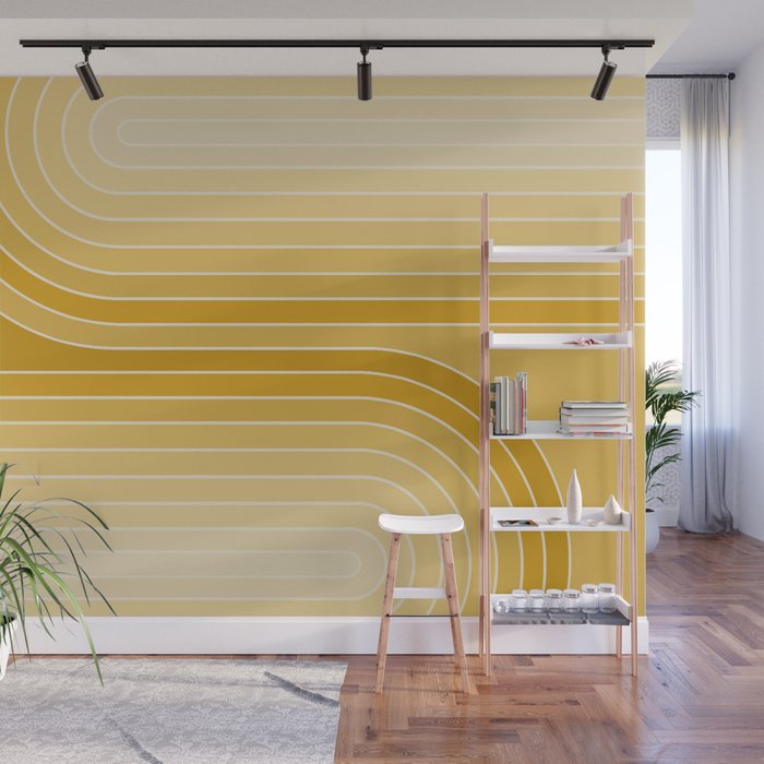 Gradient Curvature VII Wall Mural Gallery Image 1