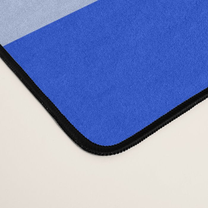 Blue Retro Groove Mid Century Modern Abstract Pattern Desk Mat Gallery Image 4