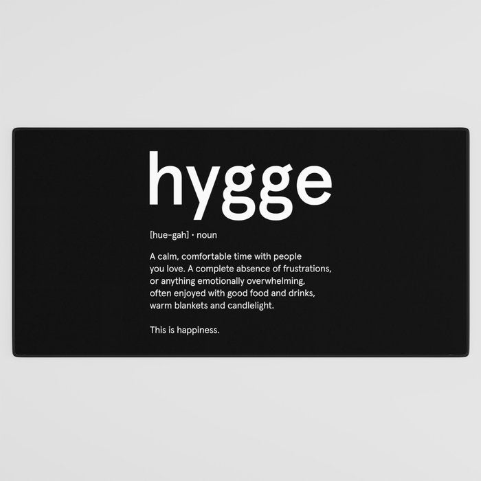 Hygge: Black Edition Desk Mat Gallery Image 3
