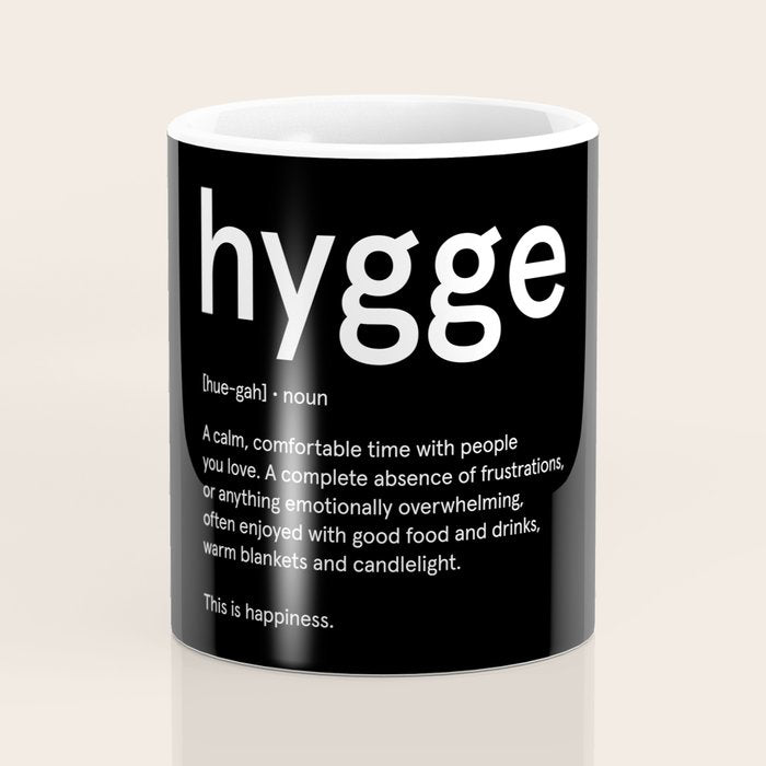 Hygge: Black Edition Coffee Mug Gallery Image 4