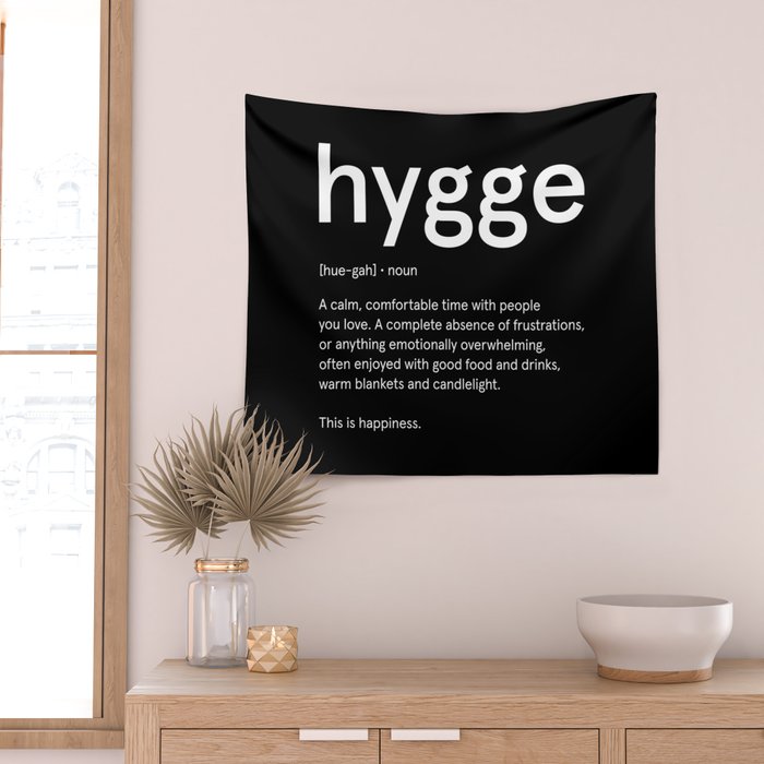 Hygge: Black Edition Wall Tapestry Gallery Image 2