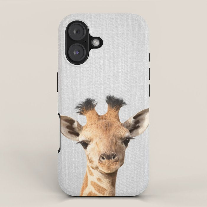Baby Giraffe - Colorful iPhone Case Gallery Image 1