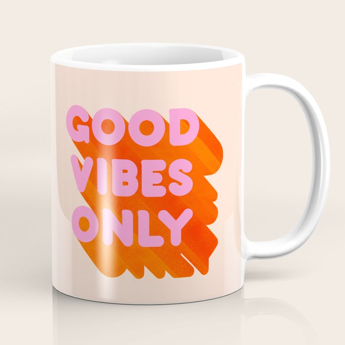 Good Vibes Only - Neon Colors Coffee Mug Gallery Image 1