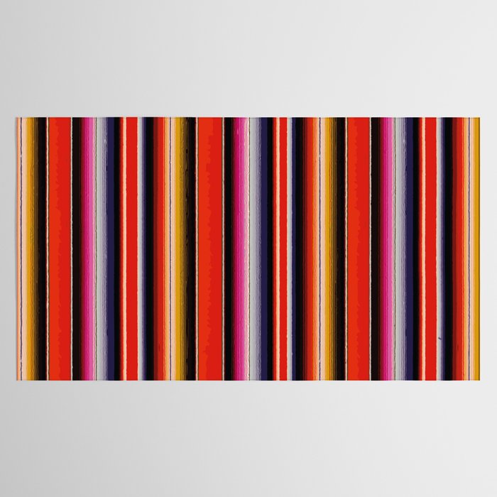 Orange Sarape Saltillo Tablecloth Gallery Image 2