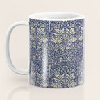William Morris Brer Rabbit Indigo Blue Vintage Pattern Coffee Mug Gallery Image 3