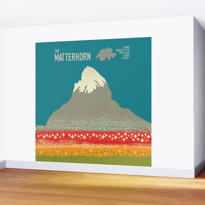 The Matterhorn Wall Mural Gallery Image 2