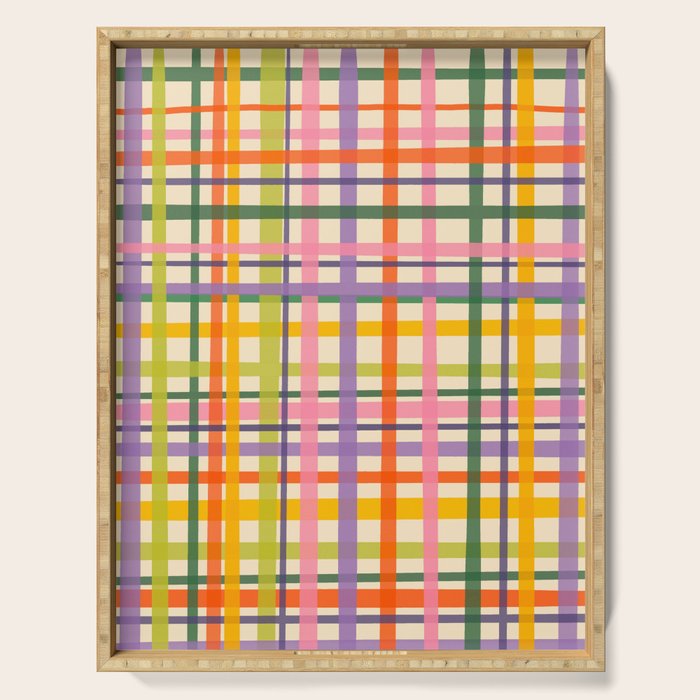 Plaid Serving Tray Gallery Image 1
