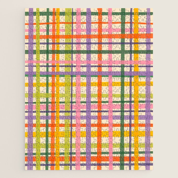 Plaid Jigsaw Puzzle Gallery Image 1
