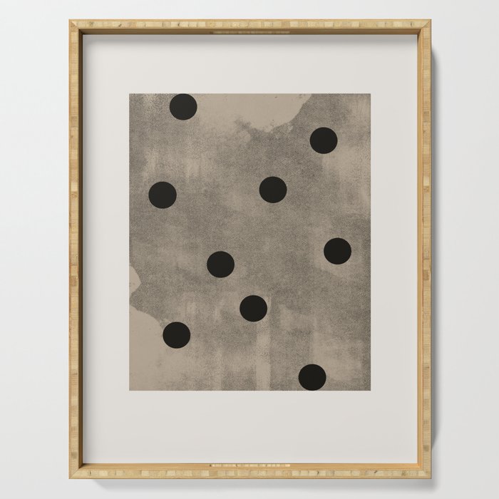 Mid Century Modern Dots Serving Tray Gallery Image 1