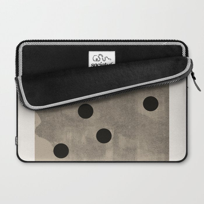 Mid Century Modern Dots Laptop Sleeve Gallery Image 2