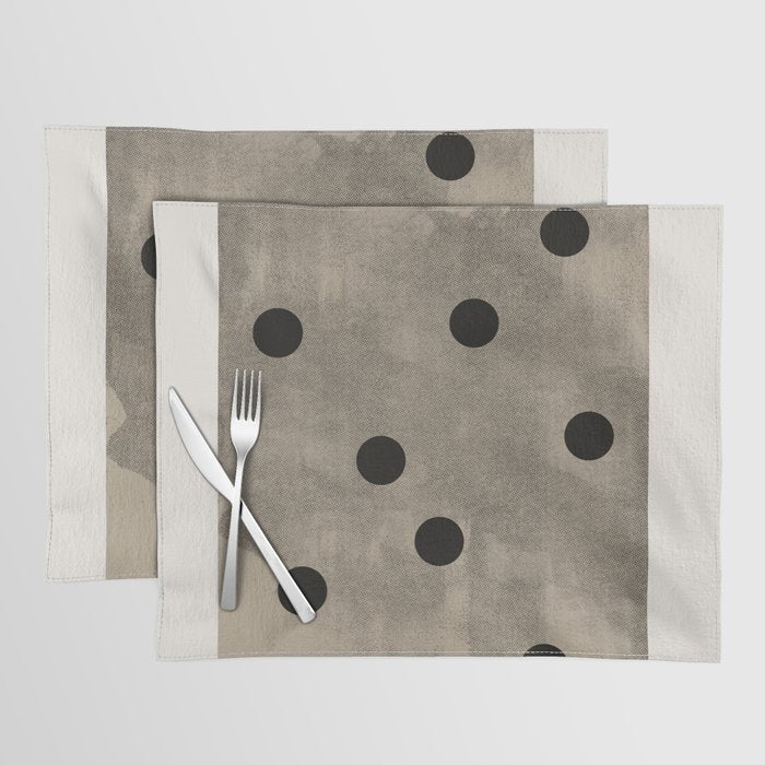 Mid Century Modern Dots Placemat Gallery Image 1