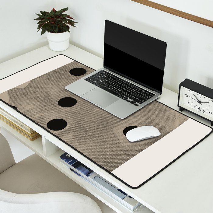 Mid Century Modern Dots Desk Mat Gallery Image 2