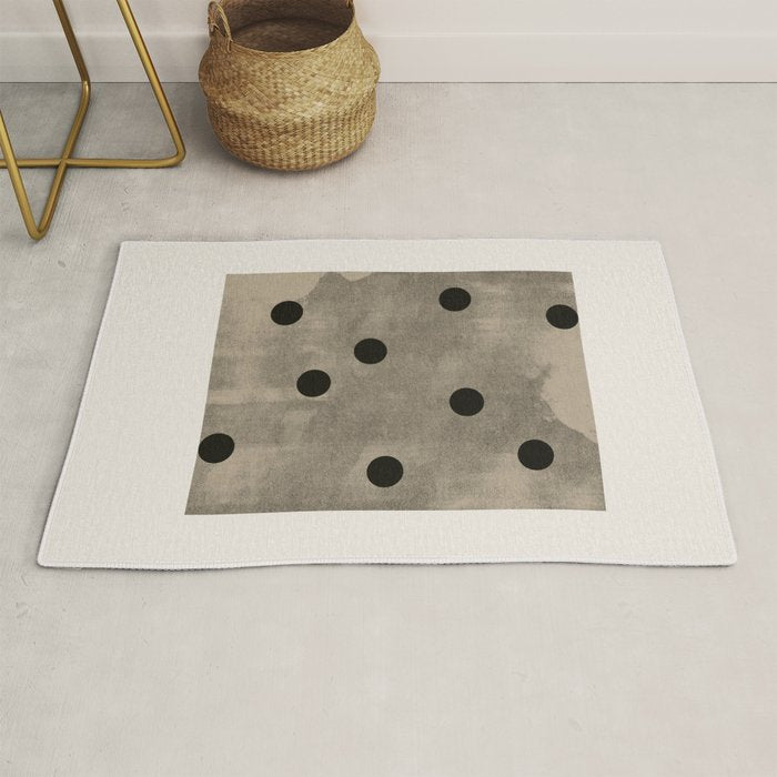 Mid Century Modern Dots Rug Gallery Image 1