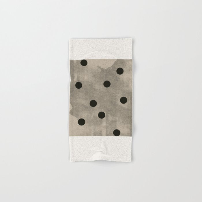 Mid Century Modern Dots Bath Towel Gallery Image 1