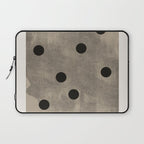 Mid Century Modern Dots Laptop Sleeve Gallery Image 1