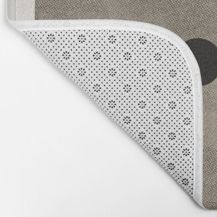 Mid Century Modern Dots Bath Mat Gallery Image 2