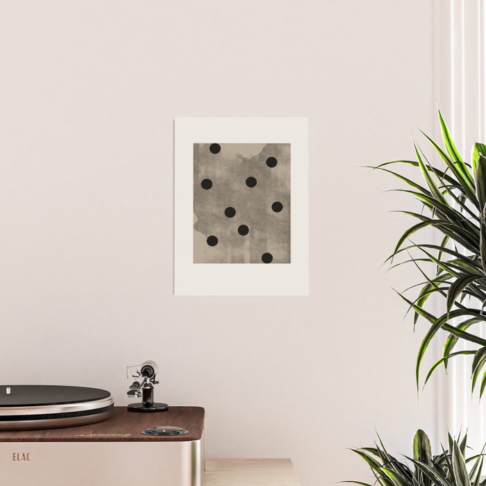 Mid Century Modern Dots Poster Gallery Image 2