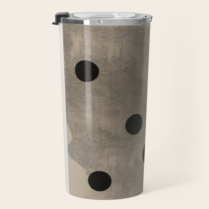 Mid Century Modern Dots Travel Mug Gallery Image 3