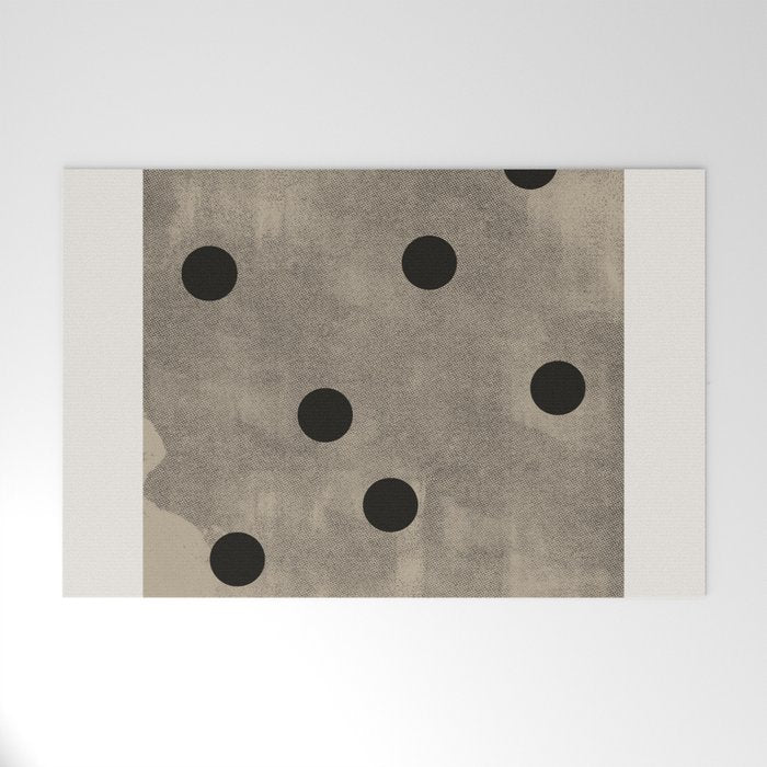 Mid Century Modern Dots Welcome Mat Gallery Image 1