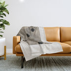 Mid Century Modern Dots Throw Blanket Gallery Image 1