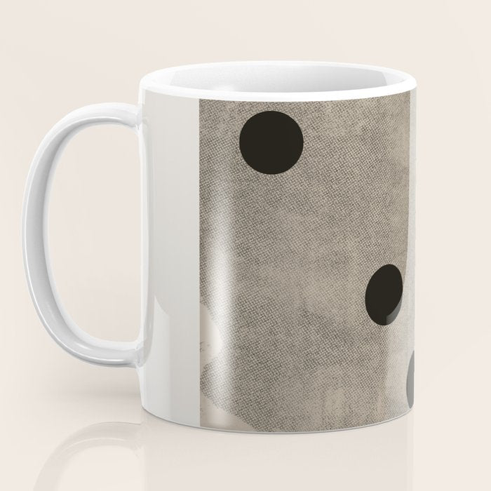 Mid Century Modern Dots Coffee Mug Gallery Image 3