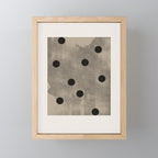 Mid Century Modern Dots Mini Art Print Gallery Image 1
