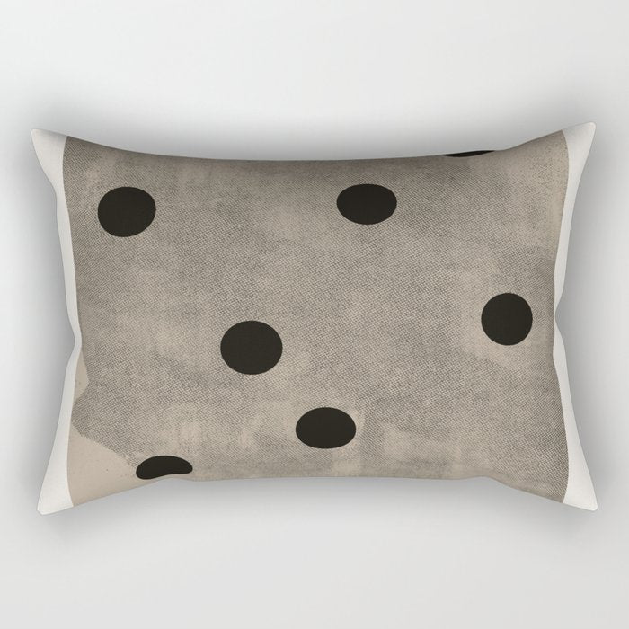 Mid Century Modern Dots Rectangular Pillow Gallery Image 2