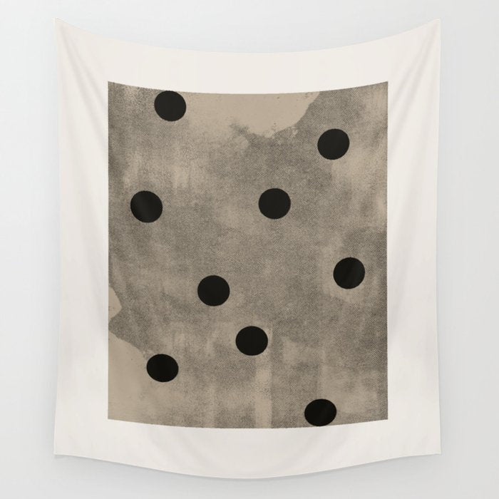 Mid Century Modern Dots Wall Tapestry Gallery Image 4