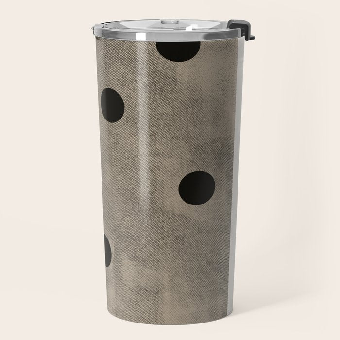 Mid Century Modern Dots Travel Mug Gallery Image 2