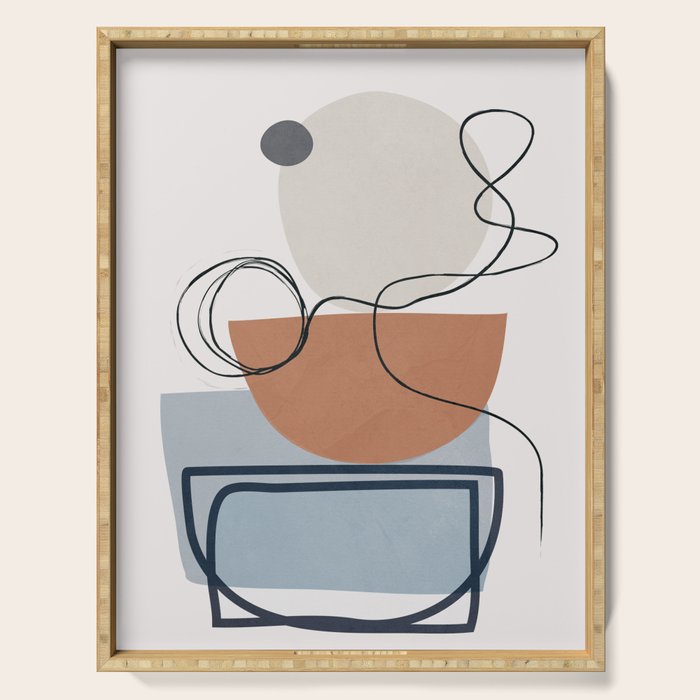Abstract Art 15 Serving Tray Gallery Image 1
