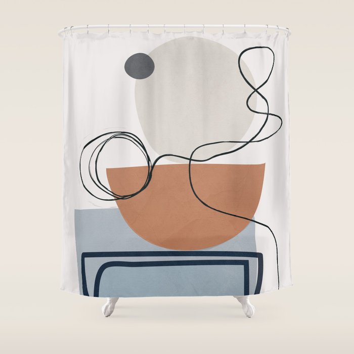 Abstract Art 15 Shower Curtain Gallery Image 1