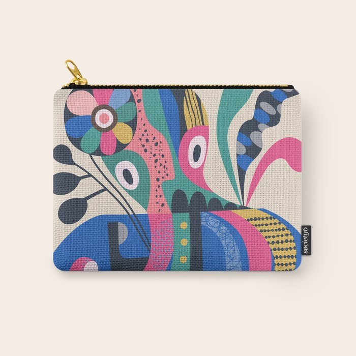 Miss Octopus Carry All Pouch Gallery Image 1