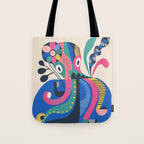 Miss Octopus Tote Bag Gallery Image 1