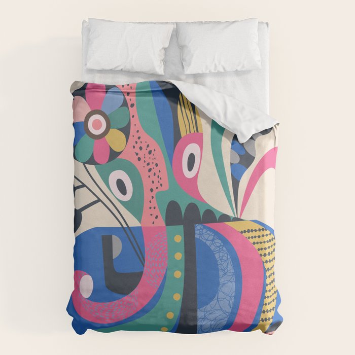 Miss Octopus Duvet Cover Gallery Image 6