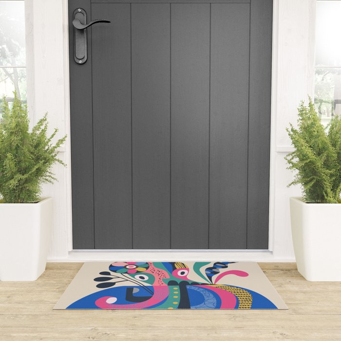 Miss Octopus Welcome Mat Gallery Image 3