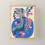 Miss Octopus Mini Art Print Gallery Image 1