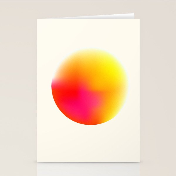 Bold Minimalism - Abstract Sphere Stationery Card Gallery Image 2