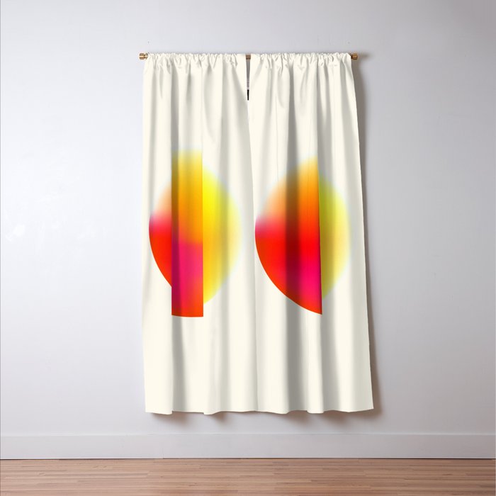 Bold Minimalism - Abstract Sphere Window Curtain Gallery Image 3