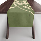 Minimalist Flowers 3 Table Runner Gallery Image 1