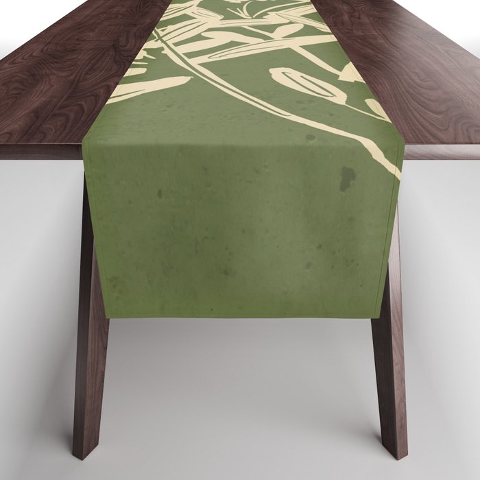 Minimalist Flowers 3 Table Runner Gallery Image 1