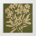 Minimalist Flowers 3 Wood Wall Art Gallery Image 1