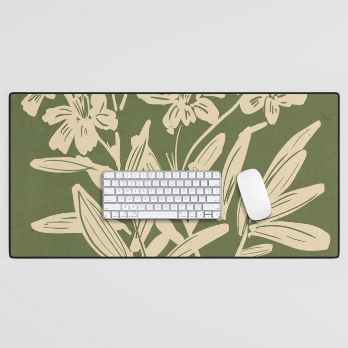Minimalist Flowers 3 Desk Mat Gallery Image 1